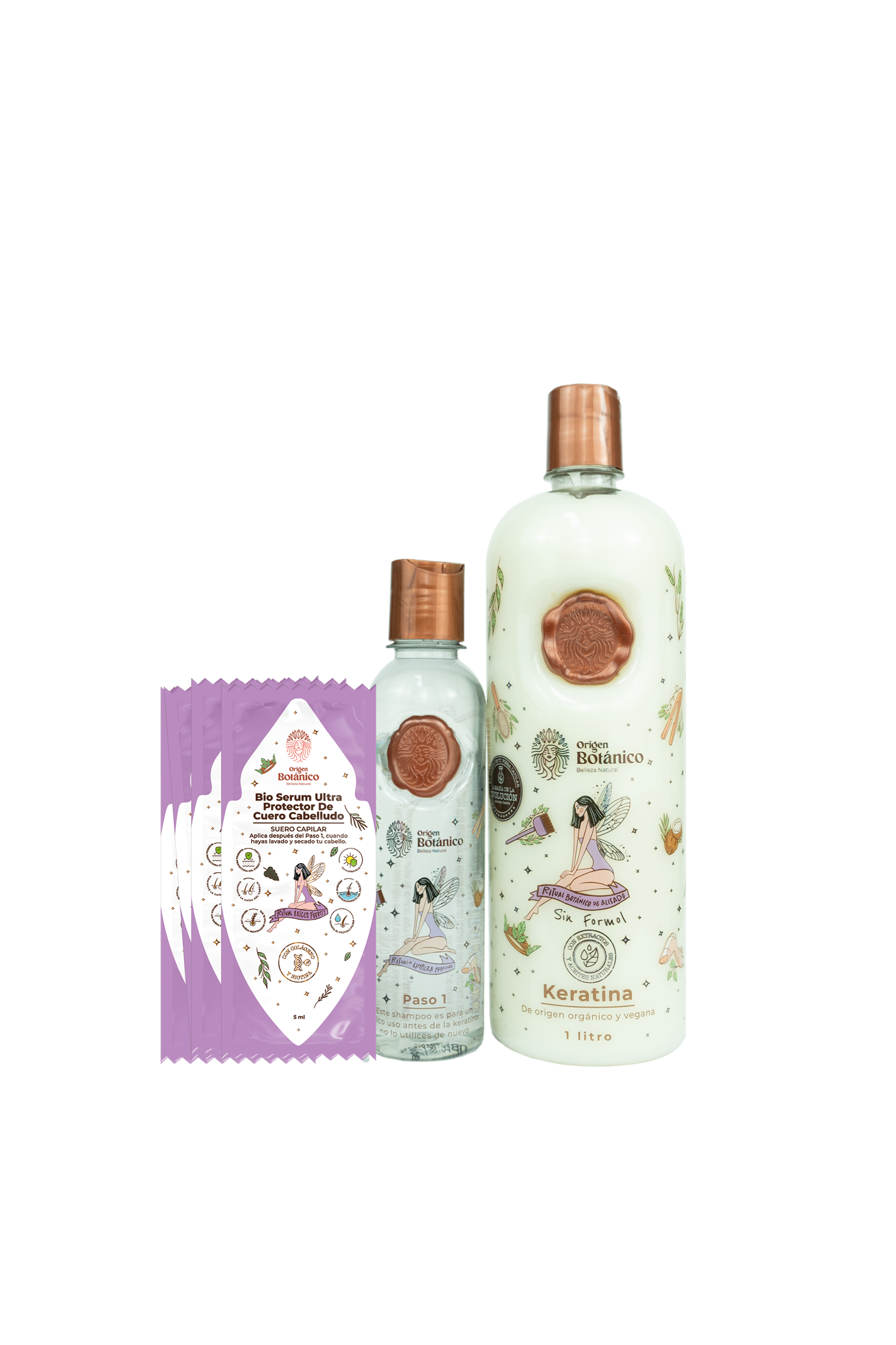 Kit de keratina evolución 1 Litro - 8 personas (grande)