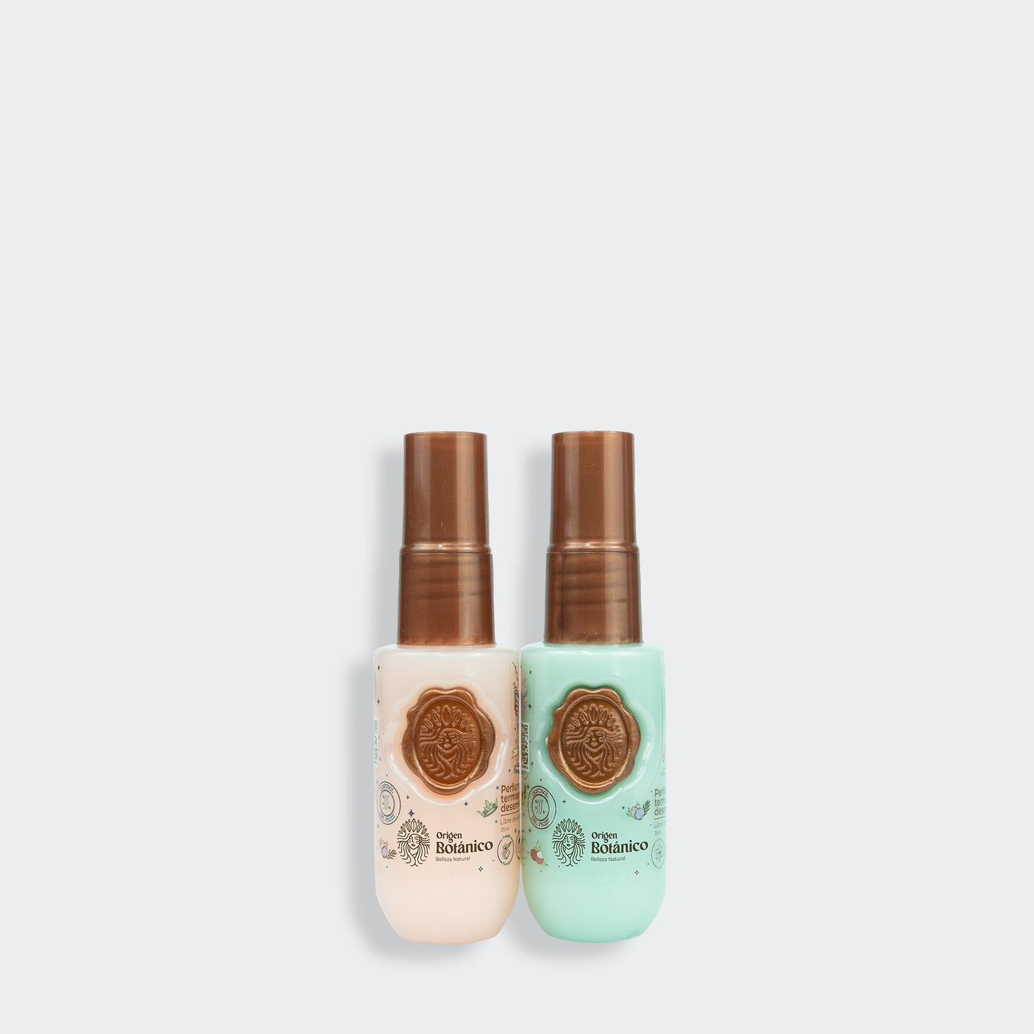 Mini dúo perfume termoprotector desenredante